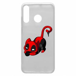 Чехол для Huawei P30 Lite Cat with a grenade - PrintSalon