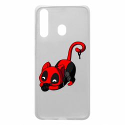 Чехол для Samsung A60 Cat with a grenade - PrintSalon