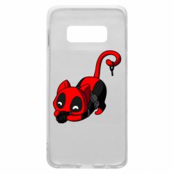 Чехол для Samsung S10e Cat with a grenade - PrintSalon