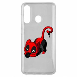 Чехол для Samsung M40 Cat with a grenade - PrintSalon