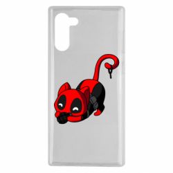 Чехол для Samsung Note 10 Cat with a grenade - PrintSalon