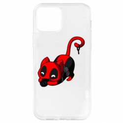 Чехол для iPhone 12 Pro Cat with a grenade - PrintSalon