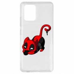 Чехол для Samsung S10 Lite Cat with a grenade - PrintSalon