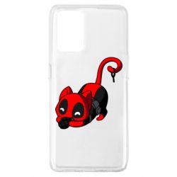 Чехол для Oppo A74 4G Cat with a grenade - PrintSalon