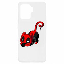 Чехол для Oppo Reno 5 Lite Cat with a grenade - PrintSalon