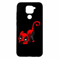 Чехол для Xiaomi Redmi Note 9/Redmi 10X Cat with a grenade - PrintSalon