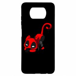 Чехол для Xiaomi Poco X3 Cat with a grenade - PrintSalon