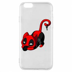 Чехол для iPhone 6/6S Cat with a grenade - PrintSalon