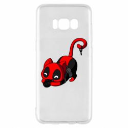 Чехол для Samsung S8 Cat with a grenade - PrintSalon