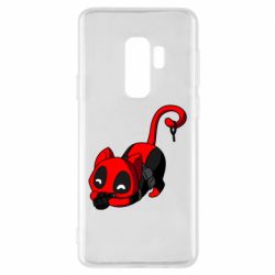 Чехол для Samsung S9+ Cat with a grenade - PrintSalon