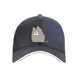 Кепка Cat with a letter - PrintSalon