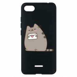 Чехол для Xiaomi Redmi 6A Cat with a letter - PrintSalon