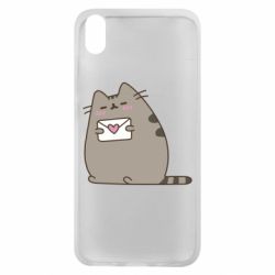Чехол для Xiaomi Redmi 7A Cat with a letter - PrintSalon