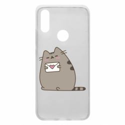 Чехол для Xiaomi Redmi 7 Cat with a letter - PrintSalon
