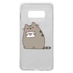 Чехол для Samsung S10e Cat with a letter - PrintSalon