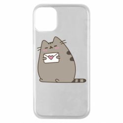 Чехол для iPhone 11 Pro Cat with a letter - PrintSalon