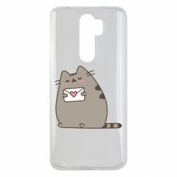 Чехол для Xiaomi Redmi Note 8 Pro Cat with a letter - PrintSalon