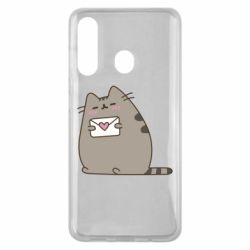 Чехол для Samsung M40 Cat with a letter - PrintSalon