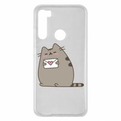 Чехол для Xiaomi Redmi Note 8 Cat with a letter - PrintSalon