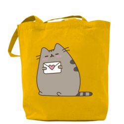 Шоппер Cat with a letter - PrintSalon