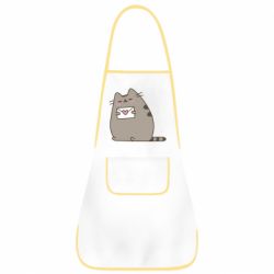 Фартук Cat with a letter - PrintSalon