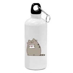 Фляга Cat with a letter - PrintSalon