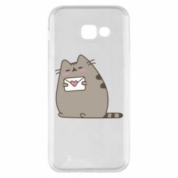 Чехол для Samsung A5 2017 Cat with a letter - PrintSalon