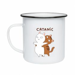 Кружка эмалированная Catanic - PrintSalon