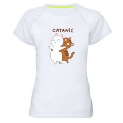 Женская футболка для спорта Catanic