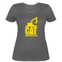 Женская футболка Caterpillar cat - PrintSalon