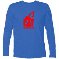 Футболка с длинным рукавом Caterpillar cat - PrintSalon