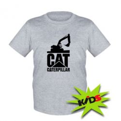 Детская футболка Caterpillar cat - PrintSalon