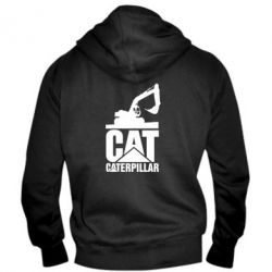 Мужское худи на молнии Caterpillar cat - PrintSalon