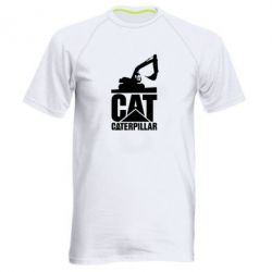 Мужская футболка для спорта Caterpillar cat - PrintSalon
