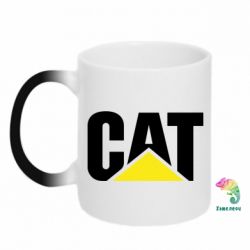 Чашка-хамелеон Caterpillar - PrintSalon
