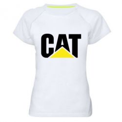 Женская футболка для спорта Caterpillar - PrintSalon