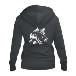 Жіноче худі на блискавці Catfish - PrintSalon