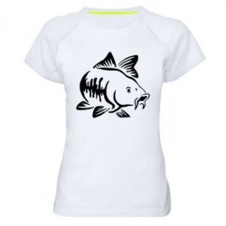 Жіноча футболка для спорту Catfish - PrintSalon