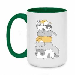 Чашка двокольорова велика Cats - PrintSalon