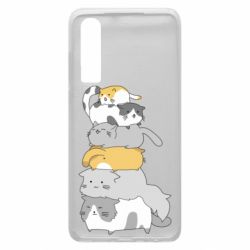 Чохол для Huawei P30 Cats - PrintSalon