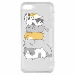 Чохол для iphone 5/5S/SE Cats - PrintSalon