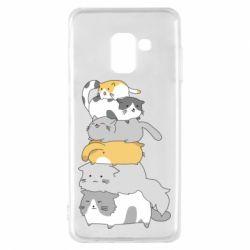 Чохол для Samsung A8 2018 Cats - PrintSalon
