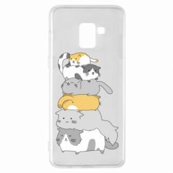 Чохол для Samsung A8+ 2018 Cats - PrintSalon