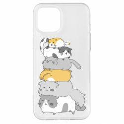 Чохол для iPhone 12 Pro Max Cats - PrintSalon