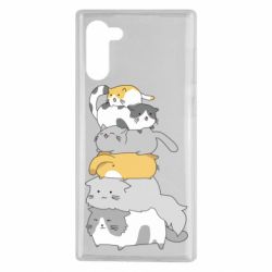 Чохол для Samsung Note 10 Cats - PrintSalon