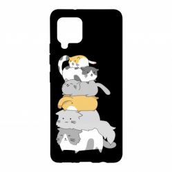 Чохол для Samsung A42 5G Cats - PrintSalon