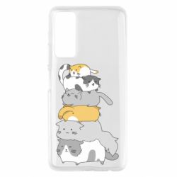 Чохол для Huawei P Smart 2021 Cats - PrintSalon