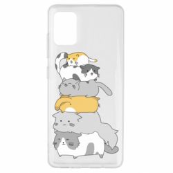 Чохол для Samsung A51 Cats - PrintSalon
