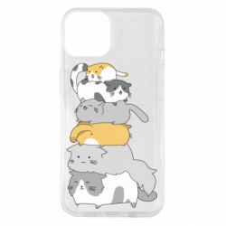 Чохол для iPhone 14 Cats - PrintSalon