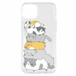 Чохол для iPhone 14 Plus Cats - PrintSalon